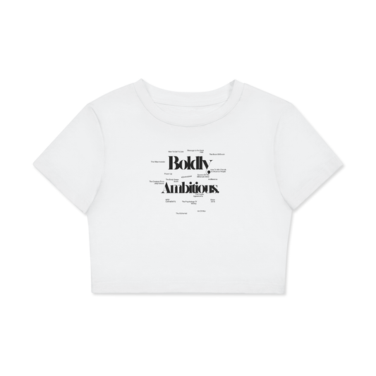 Women's Fitted Crop Tee | Bodycon T-Shirt