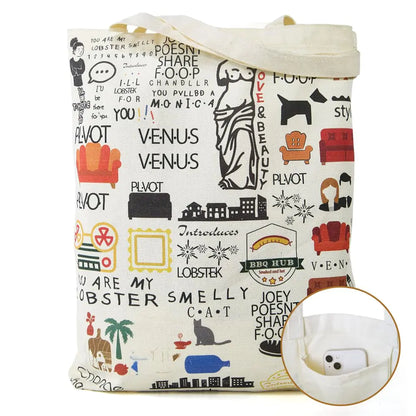 Tv Show Womens Tote Bag with Pockets