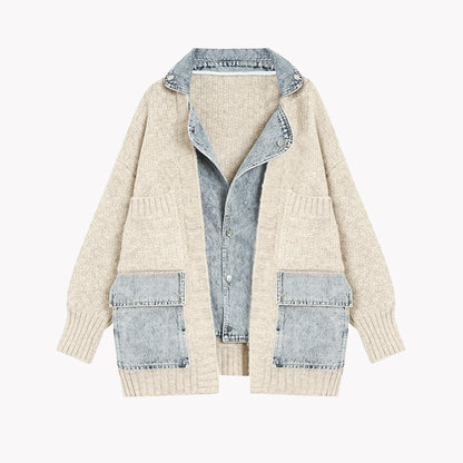 Denim Knit Sweater